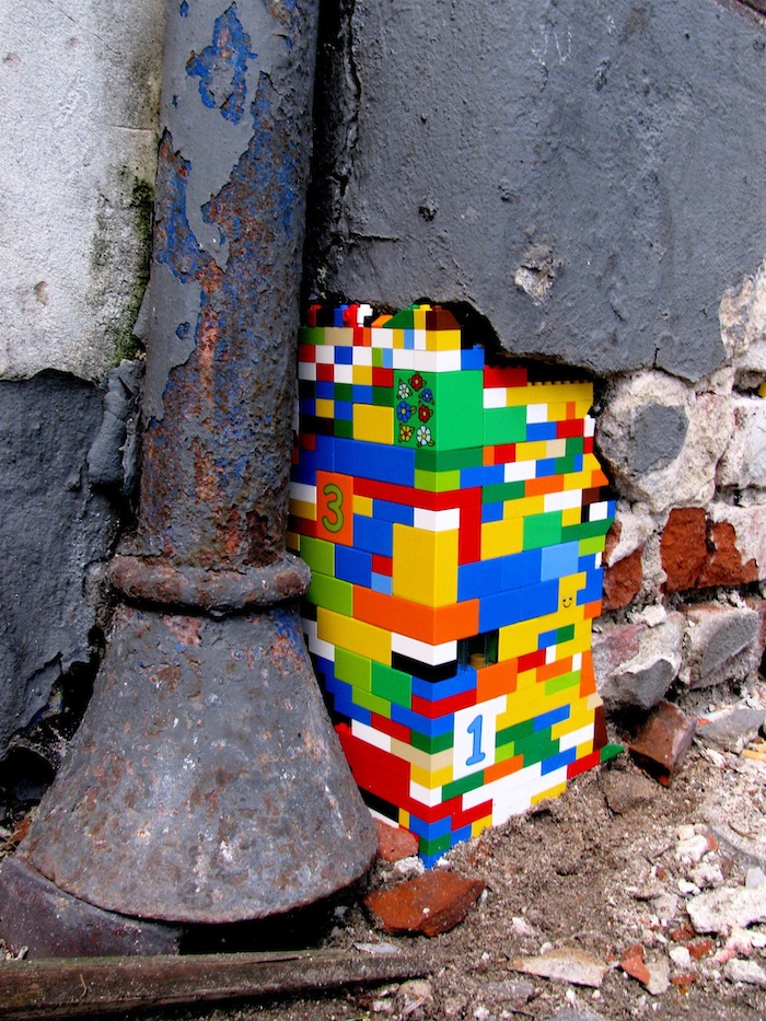 lego cornerstone -  image from streetartutopia