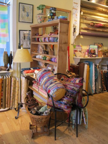 Findings has amazing pillows created by Walnut Creek's own Jane Yuen Corich